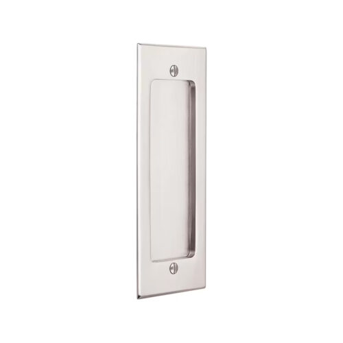 Modern Rectangular Flush Pull with Surface Screws